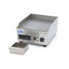 Maxima - Plaque de cuisson - Rainurée - 36cm - incluant un bac de récupération de graisse
