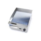 Maxima - Plaque de cuisson - Chrome lisse - 36 cm - avec bac de récupération des graisses
