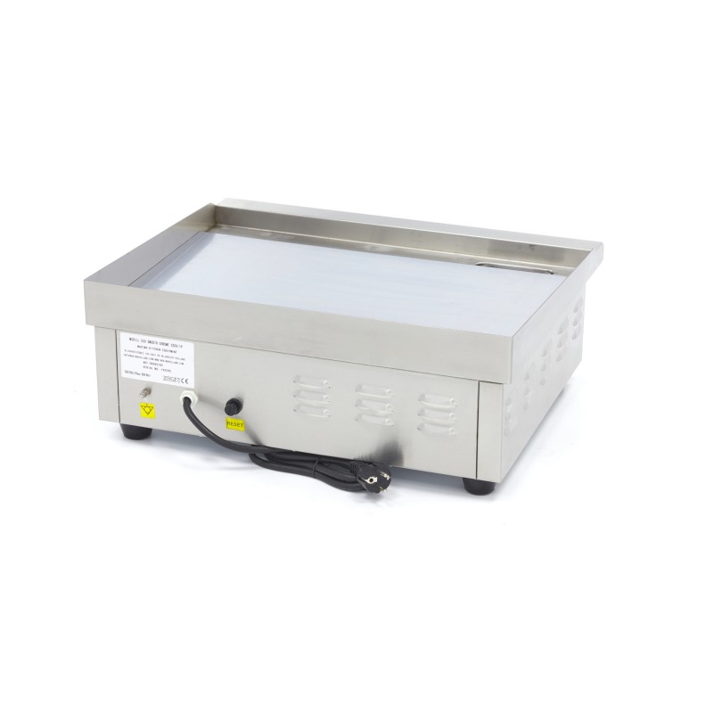 Maxima - Plaque à griller - Chrome lisse - 55cm - incl. Bac de récupération