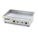Maxima - Plaque de cuisson - Chrome lisse - 73cm - avec bac de récupération - 400V