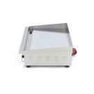 Maxima - Plaque de cuisson - Chrome lisse - 73cm - avec bac de récupération - 400V