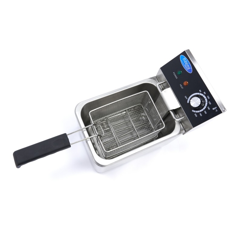 Maxima - Friteuse - 4L - 1 panier - jusqu'à 0,8kg de frites