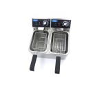 Maxima - Friteuse - 2 x 4L - 2 paniers - jusqu'à 1,5kg de frites