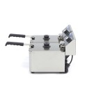 Maxima - Friteuse - 2 x 4L - 2 paniers - jusqu'à 1,5kg de frites