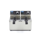 Maxima - Friteuse - 2 x 4L - 2 paniers - jusqu'à 1,5kg de frites