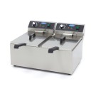 Maxima - Friteuse - 2 x 11L - 2 paniers - jusqu'à 2,8 kg de frites
