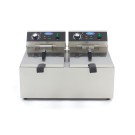 Maxima - Friteuse - 2 x 11L - 2 paniers - jusqu'à 2,8 kg de frites
