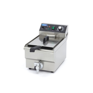 Maxima - Friteuse - 10L - 1 panier - avec robinet de vidange