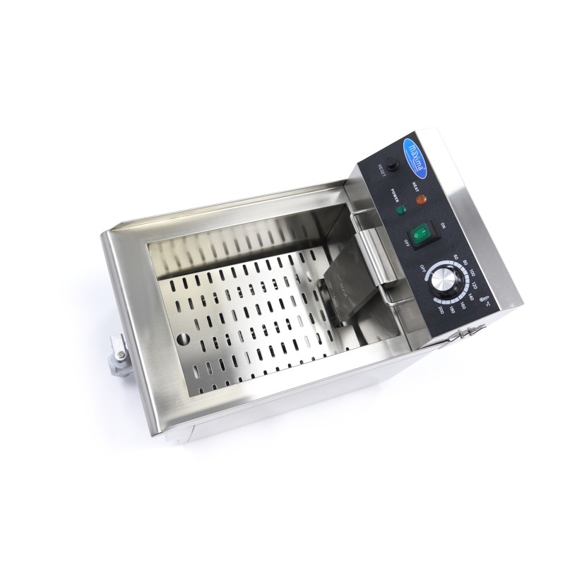 Maxima - Friteuse - 10L - 1 panier - avec robinet de vidange
