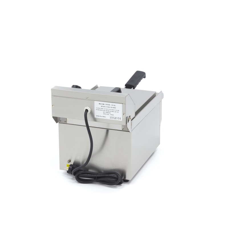 Maxima - Friteuse - 10L - 1 panier - avec robinet de vidange