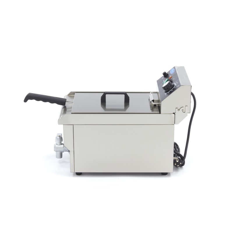 Maxima - Friteuse - 10L - 1 panier - avec robinet de vidange