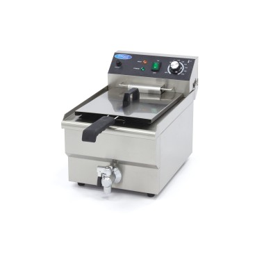 Maxima - Friteuse - 13L - 1 Panier - avec Robinet de Vidange