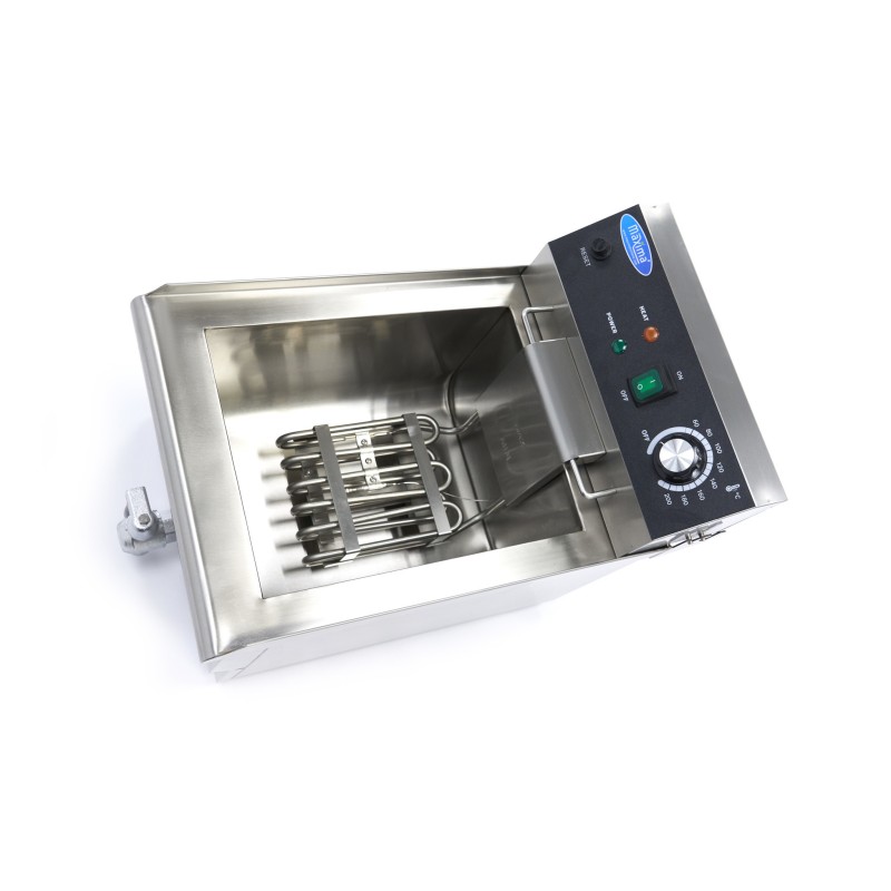 Maxima - Friteuse - 13L - 1 Panier - avec Robinet de Vidange