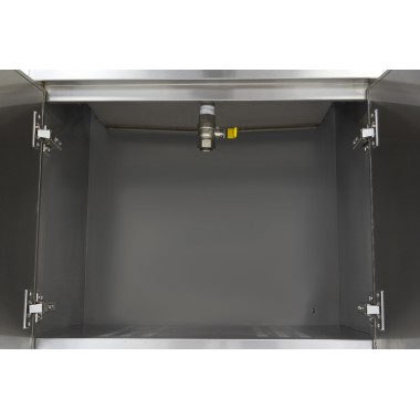 Maxima - Friteuse - 30L - 1 panier - avec robinet de vidange et support