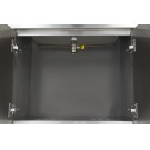Maxima - Friteuse - 30L - 1 panier - avec robinet de vidange et support