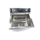 Maxima - Friteuse - 30L - 1 panier - avec robinet de vidange et support