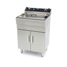 Maxima - Friteuse professionnelle - 35L - 1 panier - avec robinet de vidange - 400V