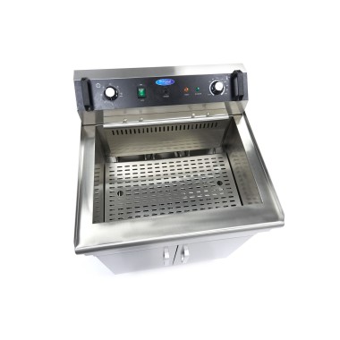 Maxima - Friteuse professionnelle - 35L - 1 panier - avec robinet de vidange - 400V