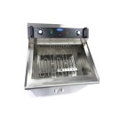 Maxima - Friteuse professionnelle - 35L - 1 panier - avec robinet de vidange - 400V