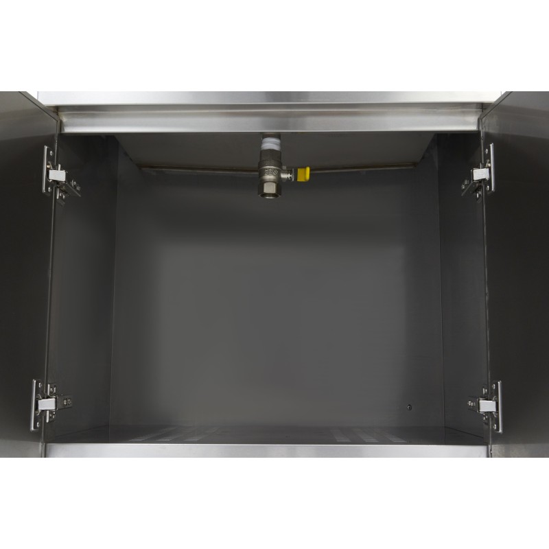 Maxima - Friteuse professionnelle - 35L - 1 panier - avec robinet de vidange - 400V