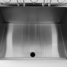 Maxima - Friteuse professionnelle - 45L - 1 panier - avec robinet de vidange - 400V