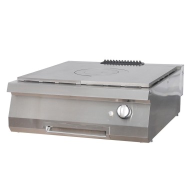 Maxima - Plaque de cuisson Premium - 1 brûleur - Double unité - Profondeur de 90cm - Gaz