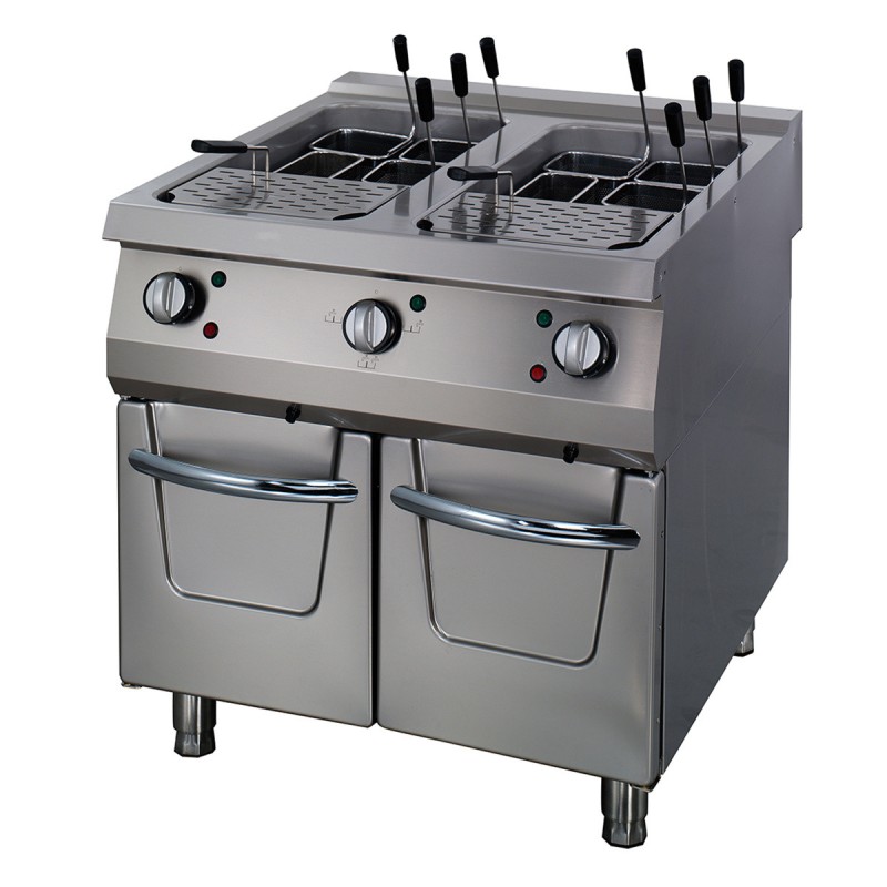 Maxima - Cuiseur de pâtes haut de gamme - Double unité - Profondeur de 90 cm - Électrique - 400V