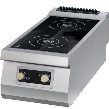 Maxima - Cuisinière à induction Premium - 2 brûleurs - Unité individuelle - Profondeur de 90cm - Électrique