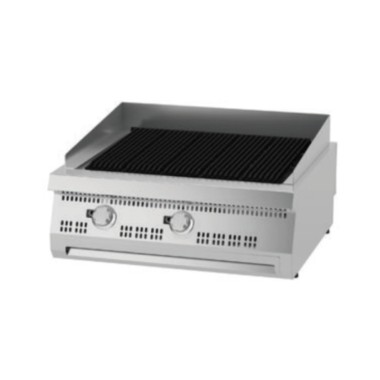 Maxima - Barbecue Premium - 2 zones - Double unité - 90 cm de profondeur - Gaz