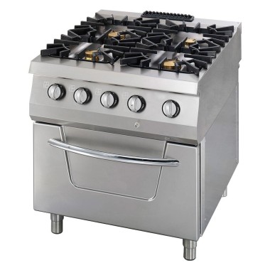 Maxima - Cuisinière Premium - 4 brûleurs - Double unité - Profondeur de 90 cm - Gaz