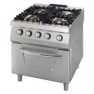Maxima - Cuisinière Premium - 4 brûleurs - Double unité - Profondeur de 90 cm - Gaz