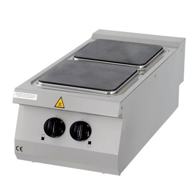 Maxima - Cuisinière haut de gamme - 2 brûleurs - Unité individuelle - Profondeur de 90cm - Électrique