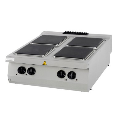 Maxima - Cuisinière Premium - 4 brûleurs - Double unité - Profondeur de 90 cm - Électrique
