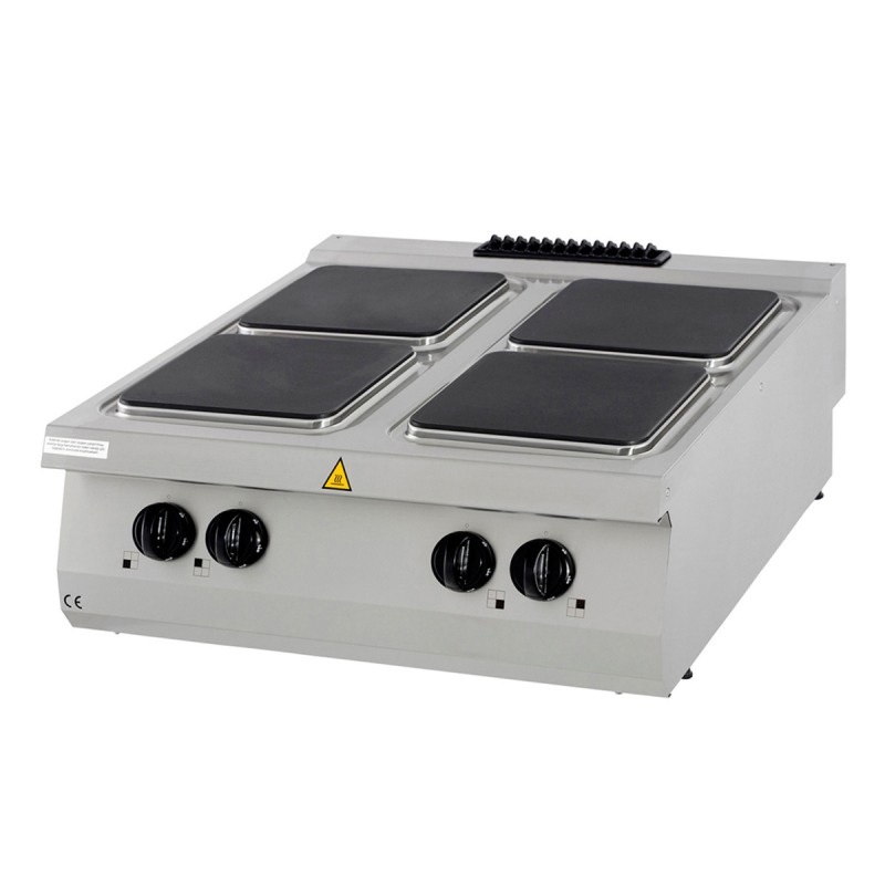Maxima - Cuisinière Premium - 4 brûleurs - Double unité - Profondeur de 90 cm - Électrique