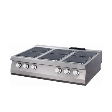 Maxima - Cuisinière Premium - 6 brûleurs - Triple unité - Profondeur de 90cm - Électrique