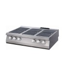 Maxima - Cuisinière Premium - 6 brûleurs - Triple unité - Profondeur de 90cm - Électrique