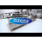 Maxima - Friteuse Premium - 2 x 22L - Double Unité - Profondeur de 90cm - avec Robinet de Vidange - Gaz