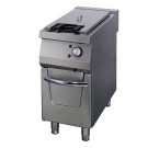 Maxima - Friteuse Premium - 1 x 22L - Unité individuelle - 90cm de profondeur - avec robinet de vidange - Électrique