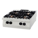 Maxima - Cuisinière haut de gamme - 4 brûleurs - Double unité - Profondeur de 90 cm - 40 kW - Gaz