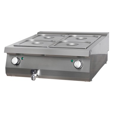 Maxima - Bain-marie Premium - Double Unité - Profondeur de 90 cm - Électrique