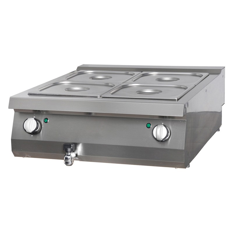 Maxima - Bain-marie Premium - Double Unité - Profondeur de 90 cm - Électrique