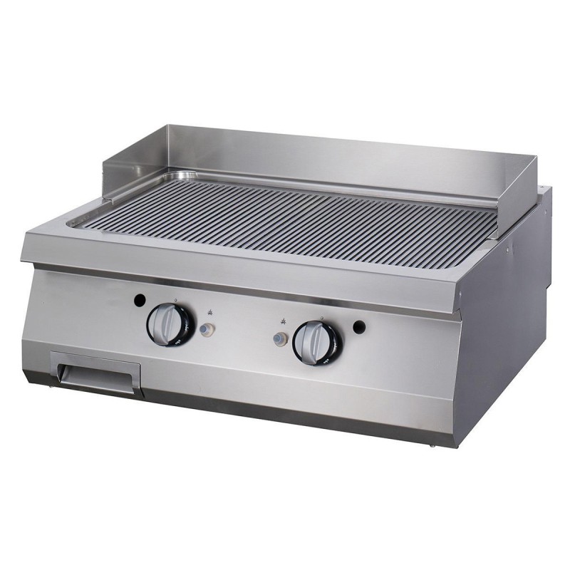 Maxima - Plaque de cuisson Premium - Rainurée en chrome - Double unité - Profondeur de 90 cm - Gaz