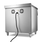 Maxima - Cuisinière - 4 feux - Induction - Profondeur de 70cm - avec support
