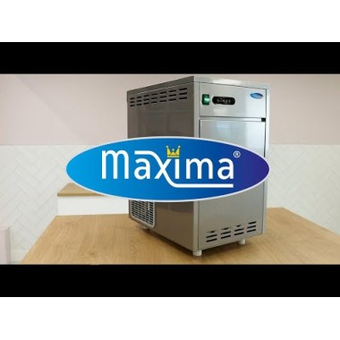Maxima - Machine à glaçons - 30 kg/jour - Concassé/En écailles - Refroidi à l'eau