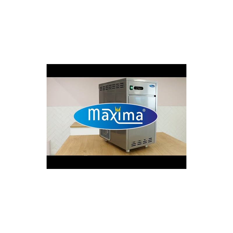 Maxima - Machine à glaçons - 30 kg/jour - Concassé/En écailles - Refroidi à l'eau