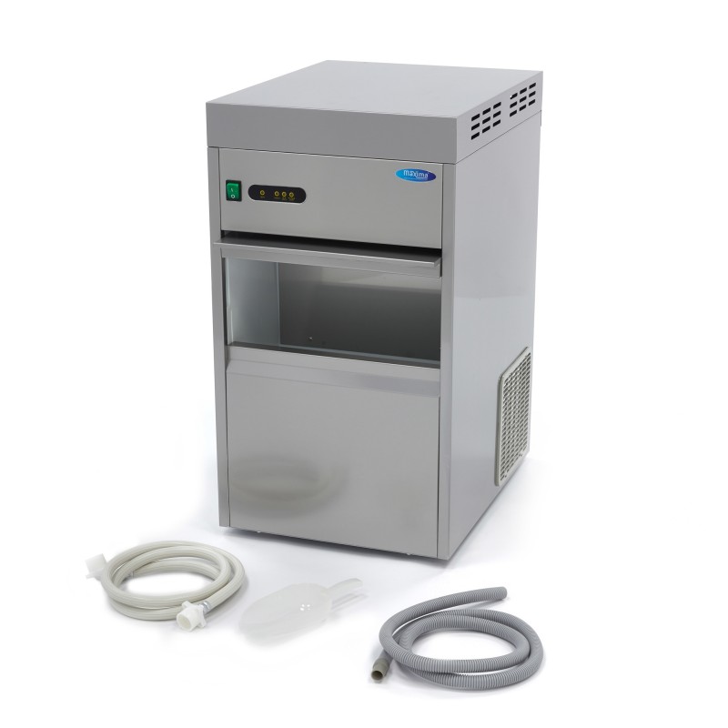 Maxima - Machine à glaçons - 50 kg/jour - Concassé/en écailles - Refroidie à l'eau