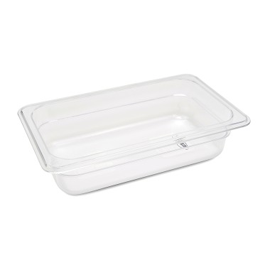 Maxima - Bac gastronorme - 1/4 GN - Profondeur de 6,5 cm - Polycarbonate