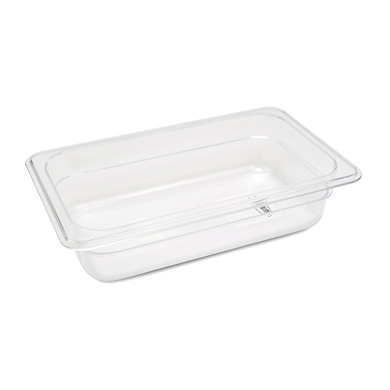 Maxima - Bac gastronorme - 1/4 GN - Profondeur de 6,5 cm - Polycarbonate