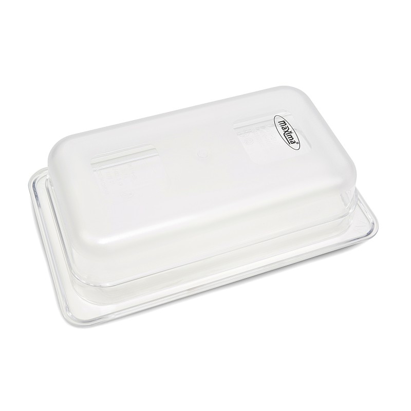 Maxima - Bac gastronorme - 1/4 GN - Profondeur de 6,5 cm - Polycarbonate