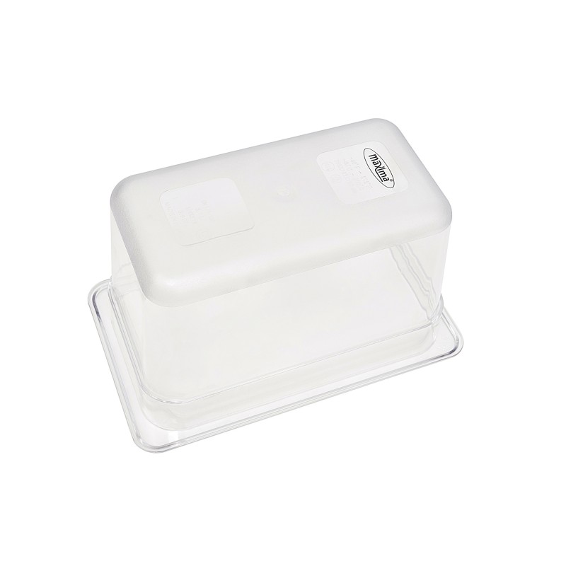 Maxima - Conteneur gastronorme - 1/4 GN - 15 cm de profondeur - Polycarbonate